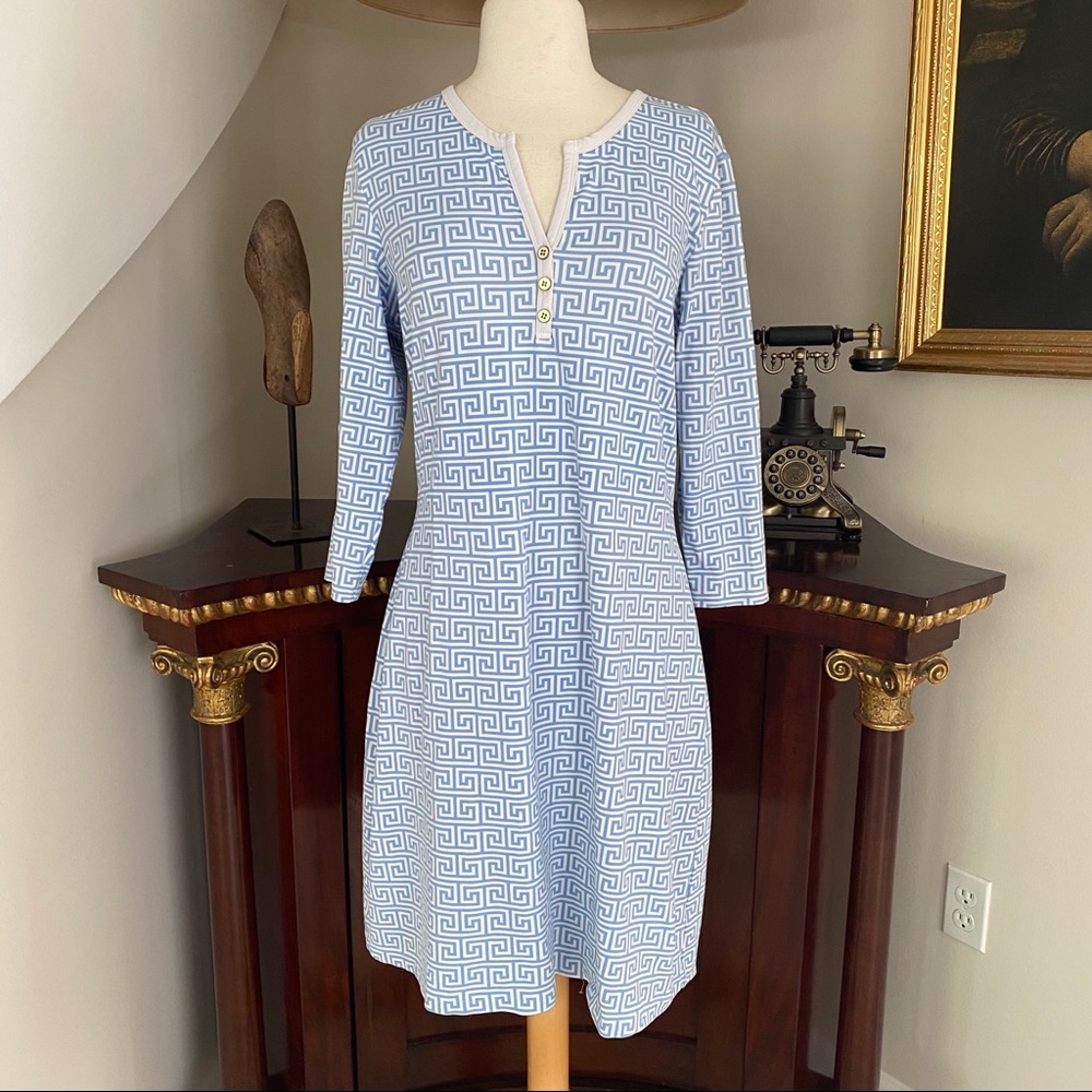 J.  Mclaughlin 3/4 Sleeve Lynn Henley dress L